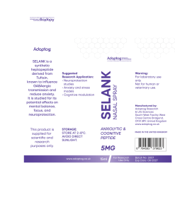 Alternative view of Selank Nasal Spray