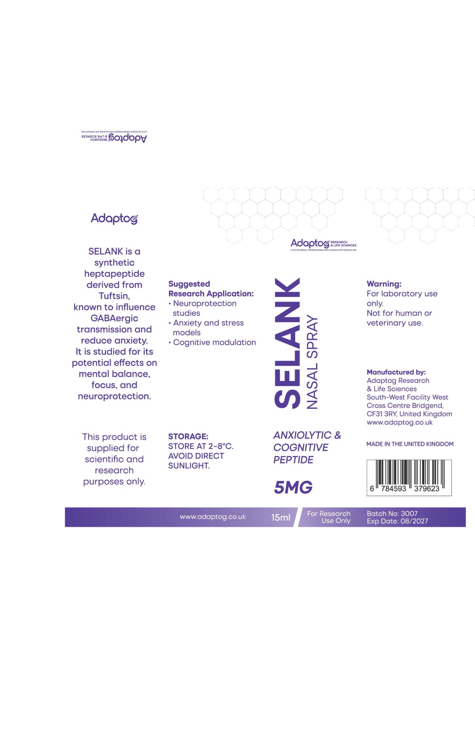 Selank Nasal Spray - Image 2